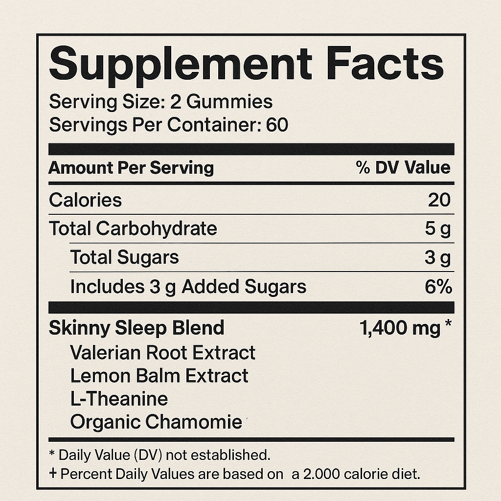 Skinny Sleep Gummies